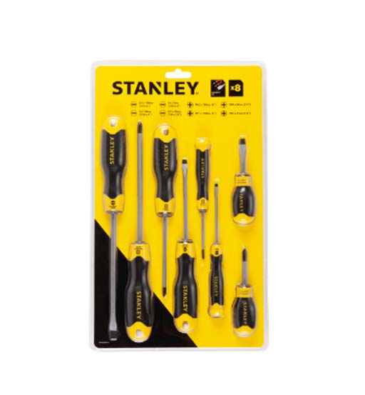 Stanley Cg3 Screw Driver 8pc Set